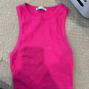 Zara Ribbed Sleeveless Top